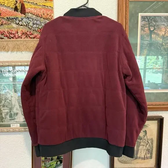 NWOT‎ Primitive Polar Burgundy Bomber Skateboard Designer Jacket Size Medium